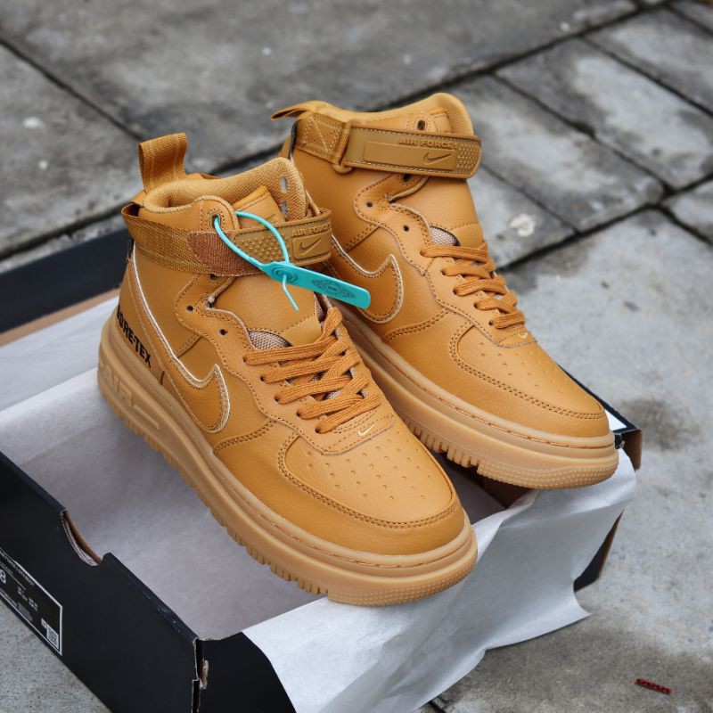 Nike air force 1 goretex boot wheat / Sepatu nike