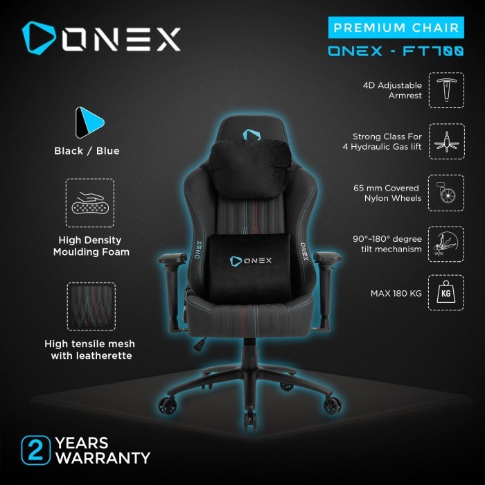 Onex FT700 / FT-700 Premium Quality Gaming Chair