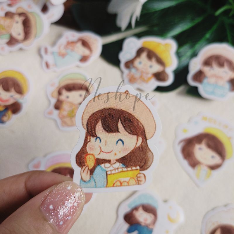 

Stiker untuk Diary 5pcs / Planner / Notebook / Jurnal / Scrapbook