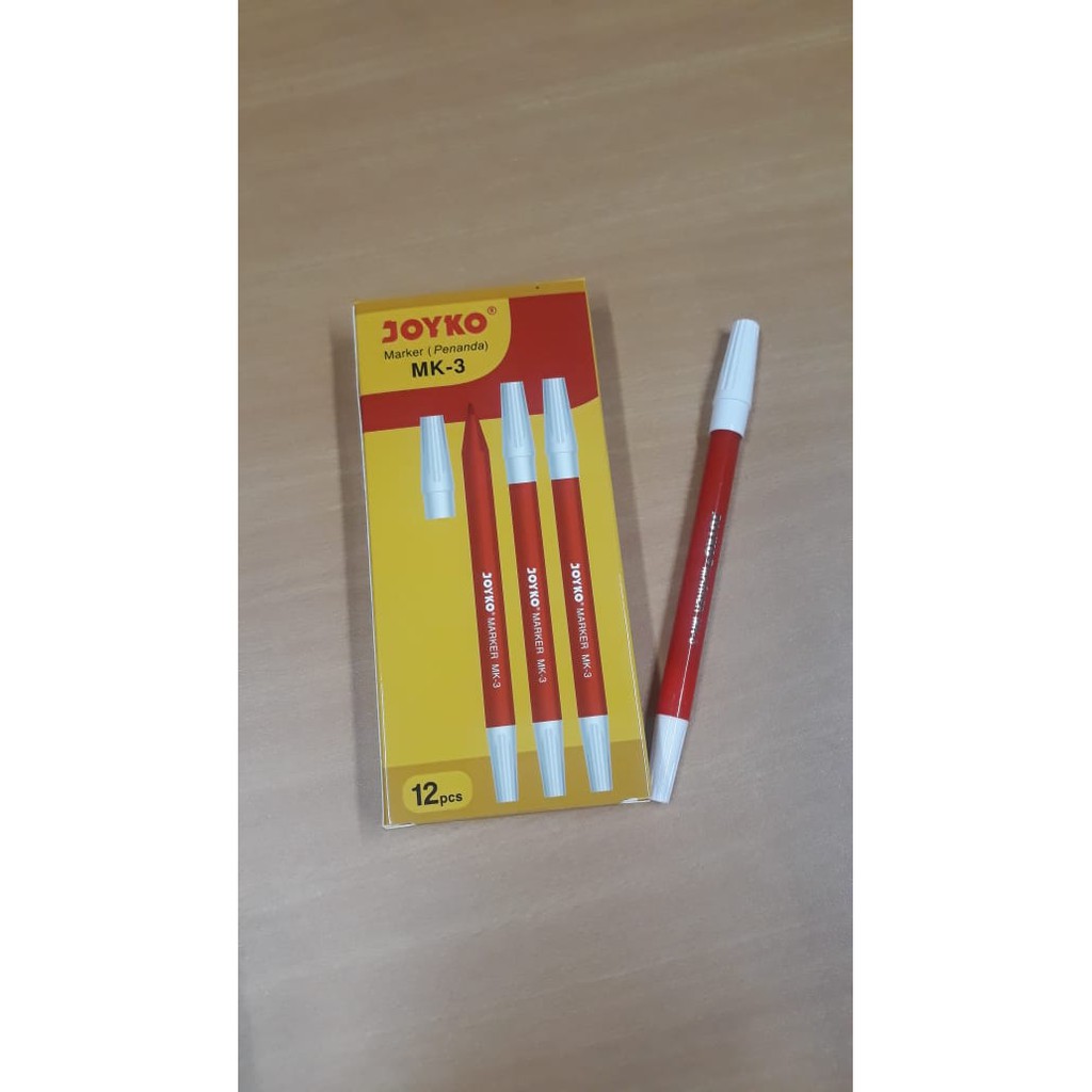 

Spidol Joyko Marker Kecil Merah MK-3
