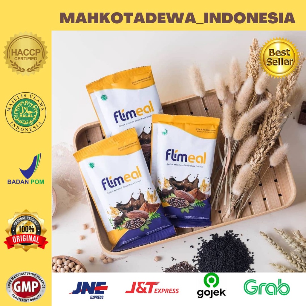 

FLIMEAL MEAL REPLEACEMENT (Isi 1 Sachet) 100% ORIGINAL, BPOM & MUI HALAL