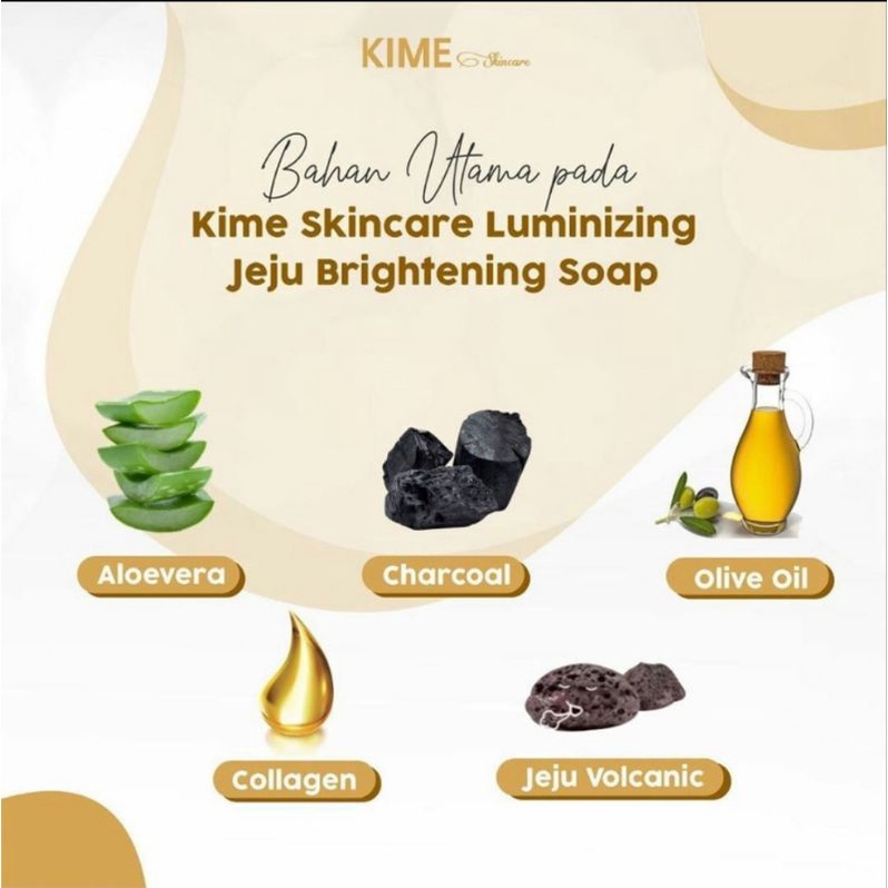 SABUN KIME ORIGINAL BPOM / SABUN KIME SKINCARE ORIGINAL / SABUN KIME JEJU