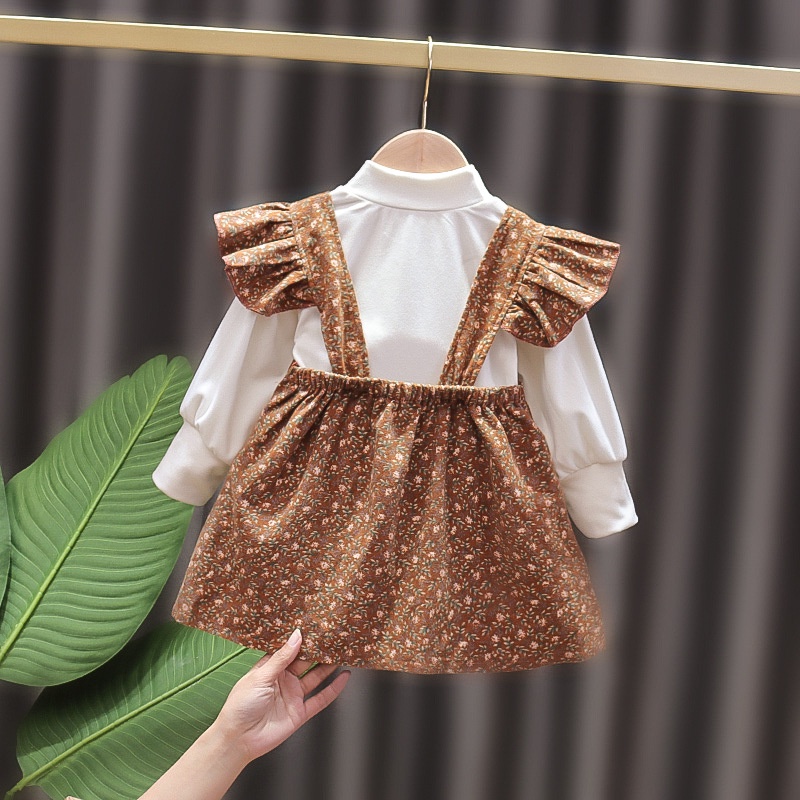 CHUBBI 114 Dress Bayi Overall Perempuan Autumn Leave Blowing