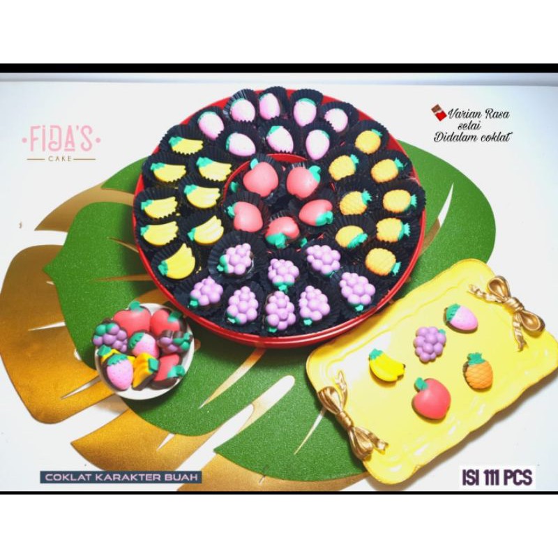 

Coklat karakter buah 1kg isi 111pcs