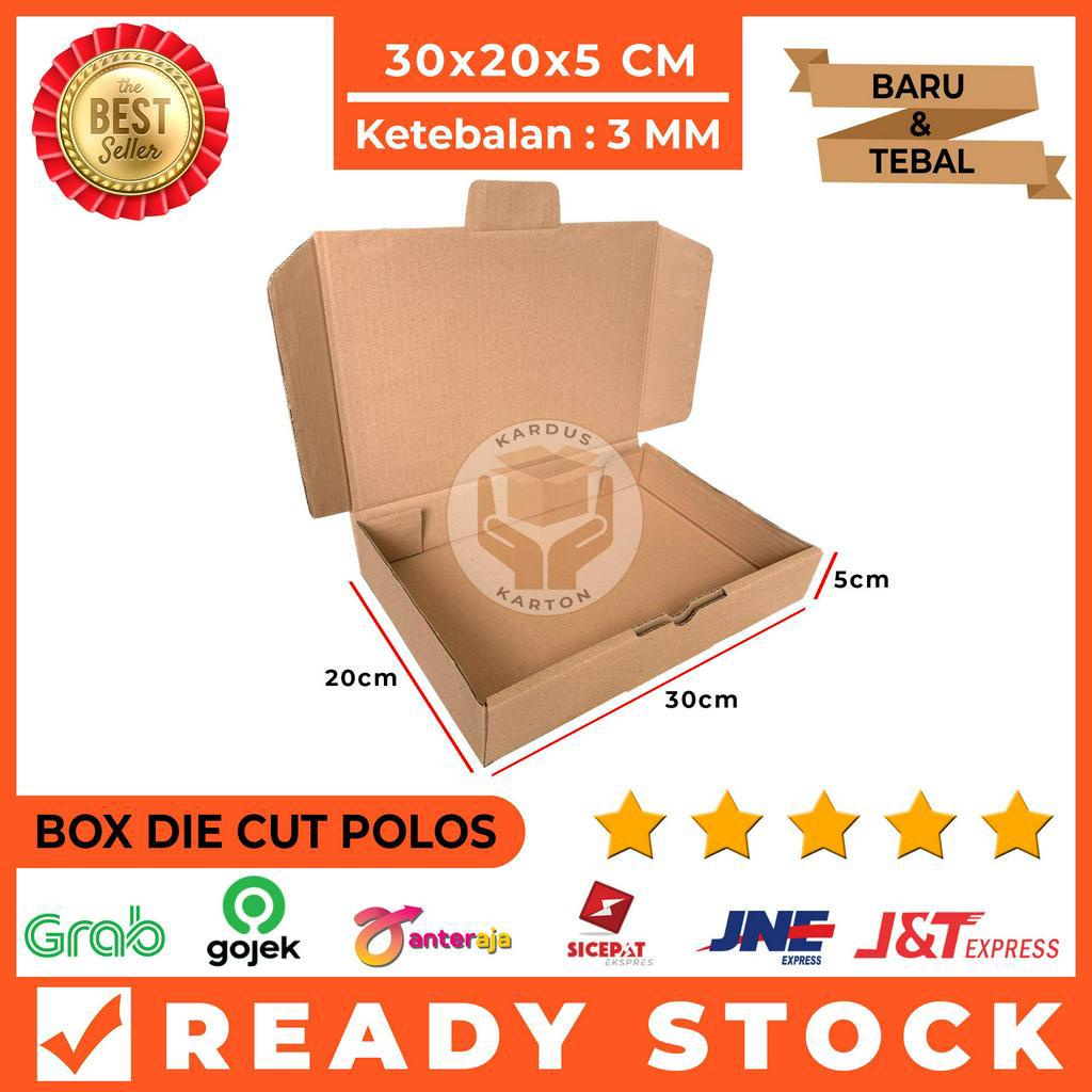 

Kardus Die Cut Pizza Polos 30X20X5 Cm Single Wall, Tebal 3 MM