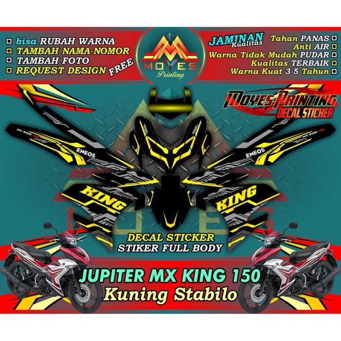 PROMO decal stiker mx king-stiker mx king-stiker jupiter mx king fullbody