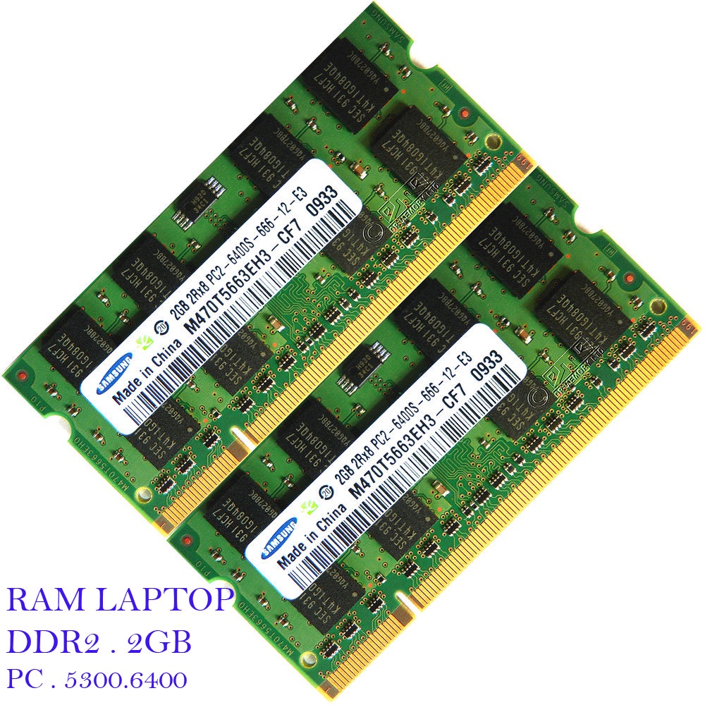 Ram laptop ddr2 2gb pc5300.6400