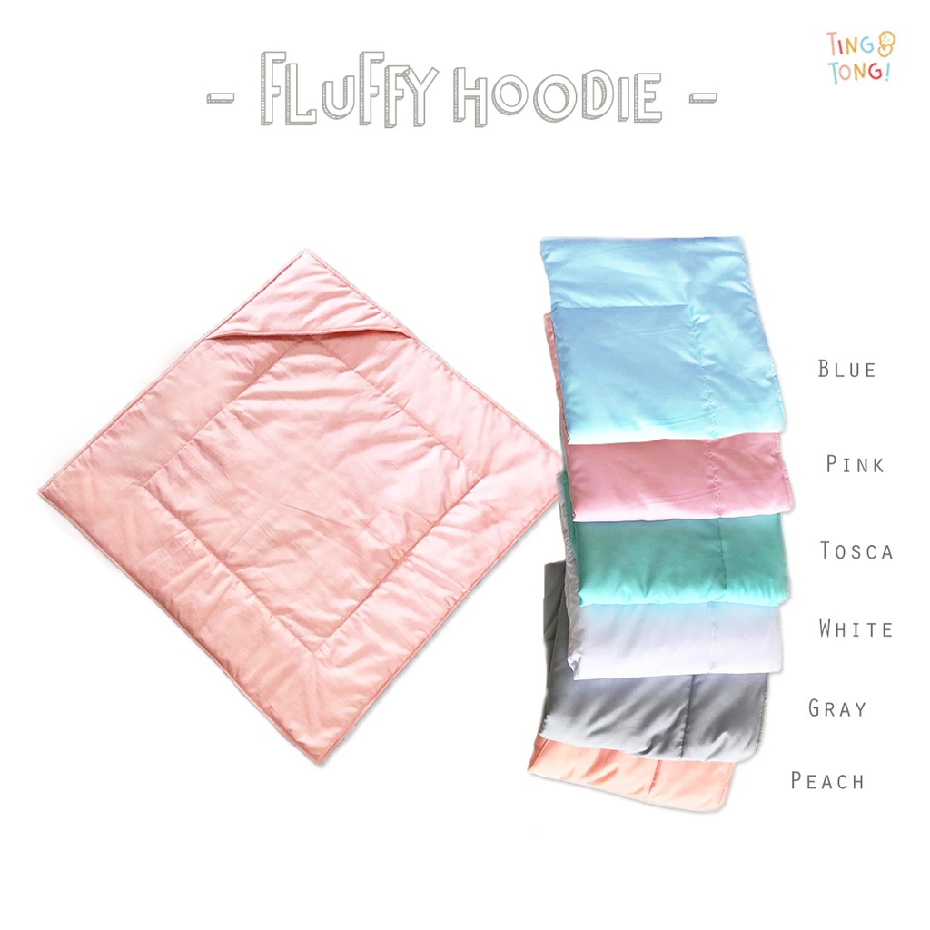 TINGTONG - Selimut Bayi / Topi Hoodie Baby - Fluffy