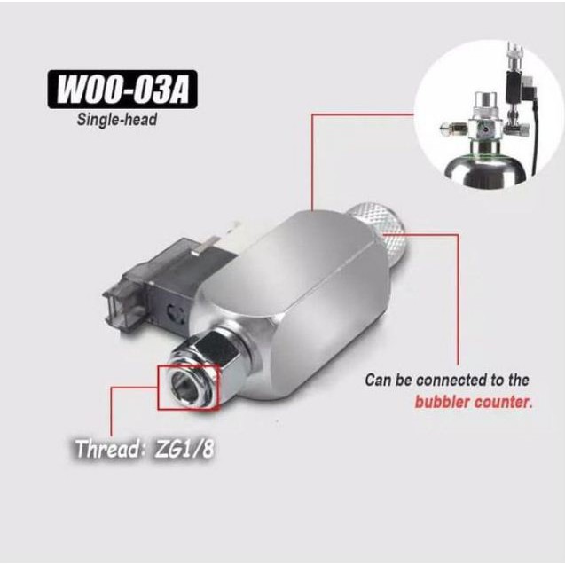 Selenoid co2 diy co2 tabung regulator co2 High Quality