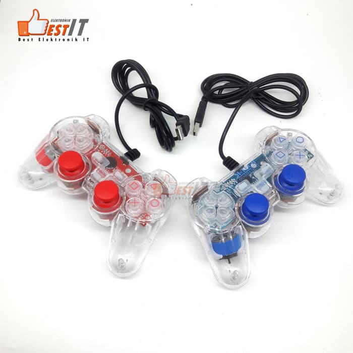 Stick Gamepad  PC Joystick  Joystik Gamepad Single Transparant M-Tech