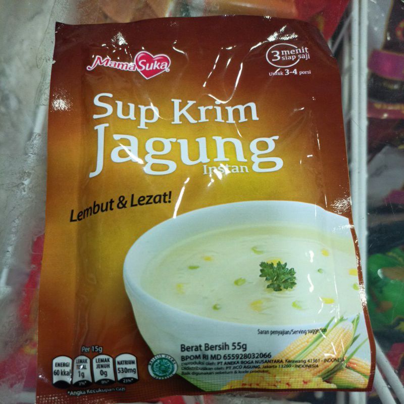 

Mamasuka Sup Krim jagung 55g