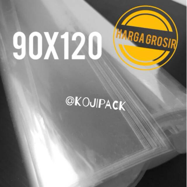 

Plastik Parcel OPP Tebal 90x120 Besar Premium High Quality untuk paket hadiah