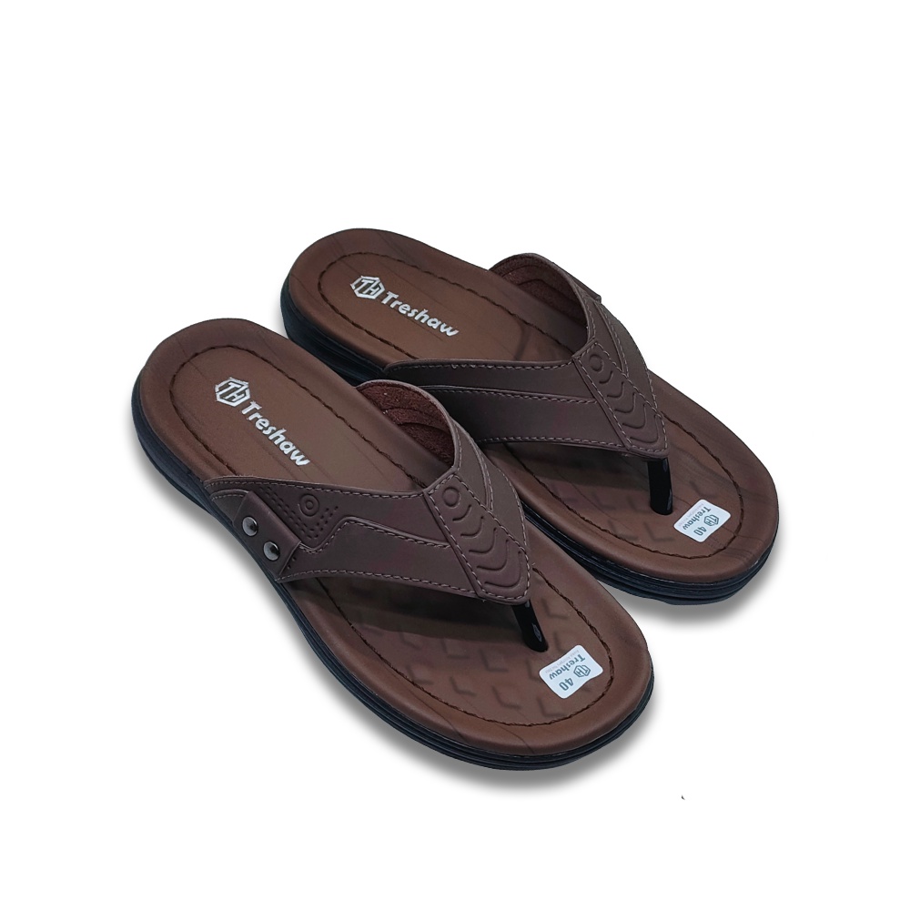 Sandal Kulit Pria Jepit Treshaw Original