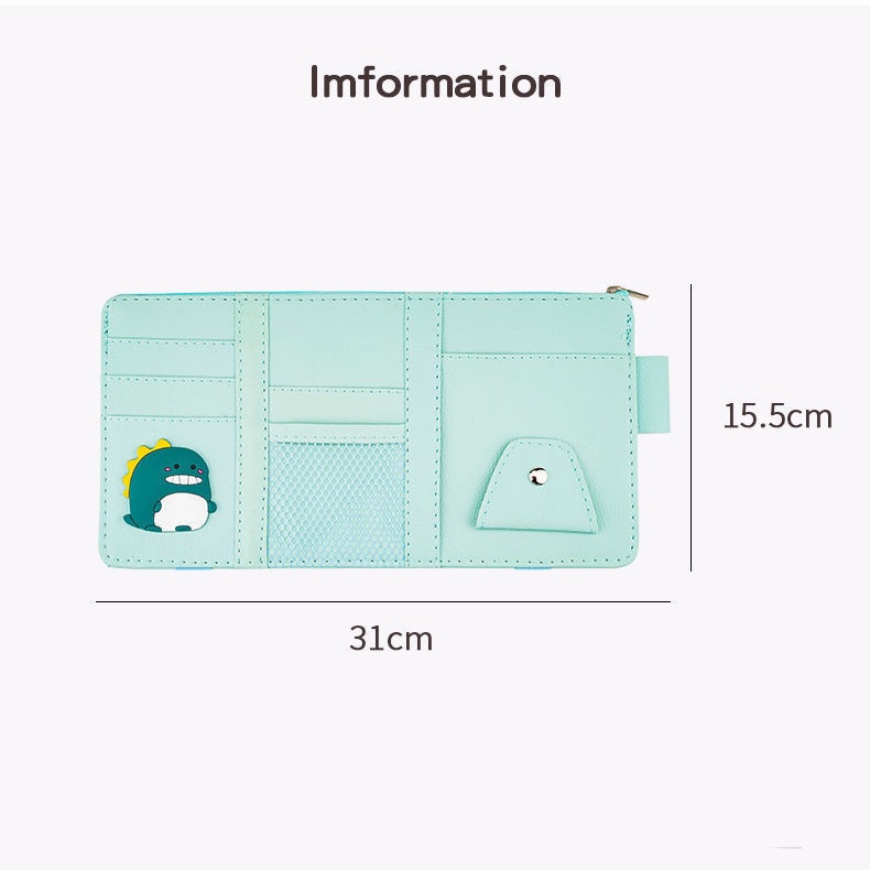 Car sun visor multi-Fungsi Penyimpanan Klip Kreatif Kacamata Mobil Bingkai ID Klip Kartu Klip storage bag