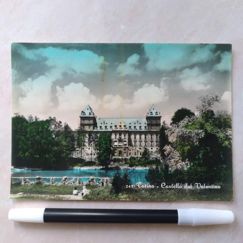 

Kartu Pos Kuno Jadul Lawas Castello del Valentino Torino tahun 1950 an
