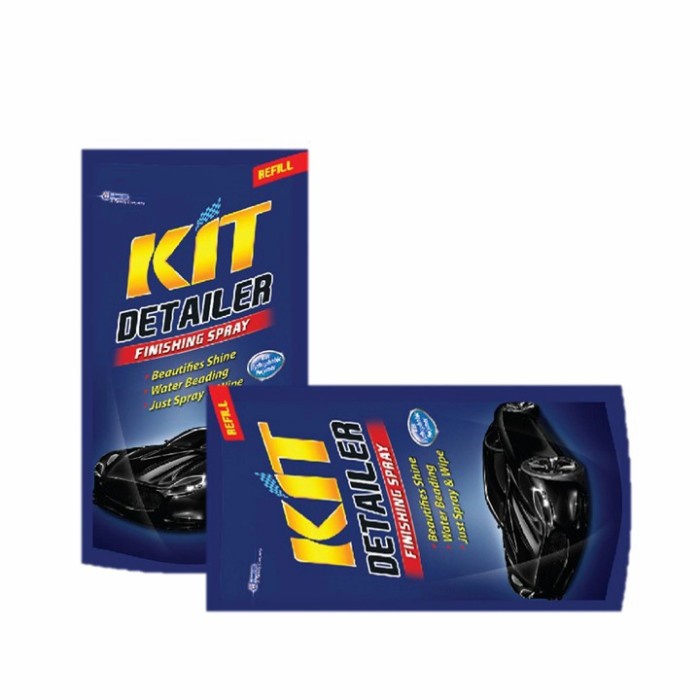 Kit Detailer Finishing Spray Refill Pouch 200 Ml Pengkilap Mobil Motor