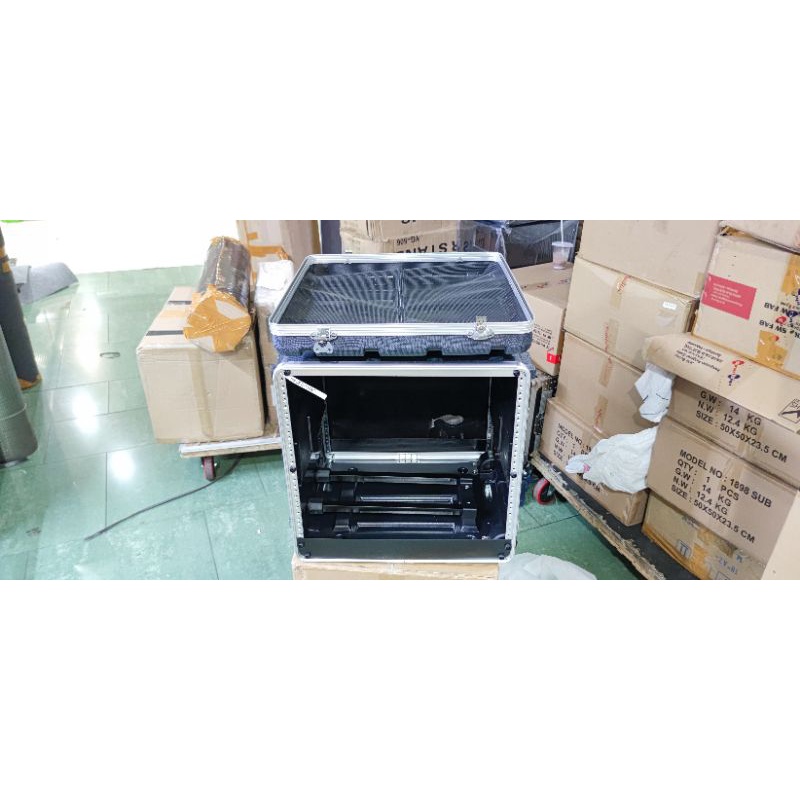 Hardcase abs proel 10u pakai roda / 10 U TROLLY