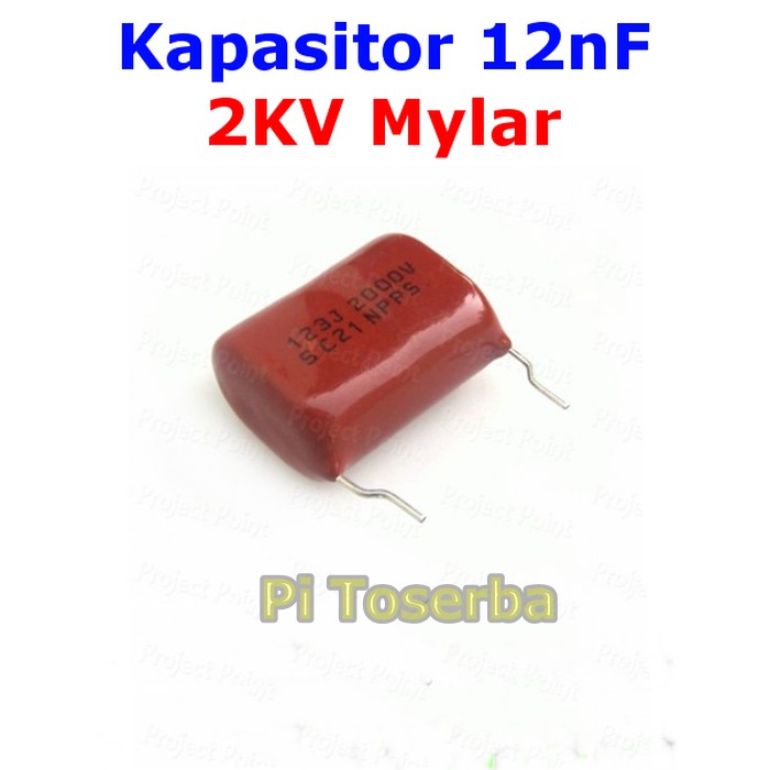 Kapasitor Milar 123J 2000V 12nF 2kV Capacitor