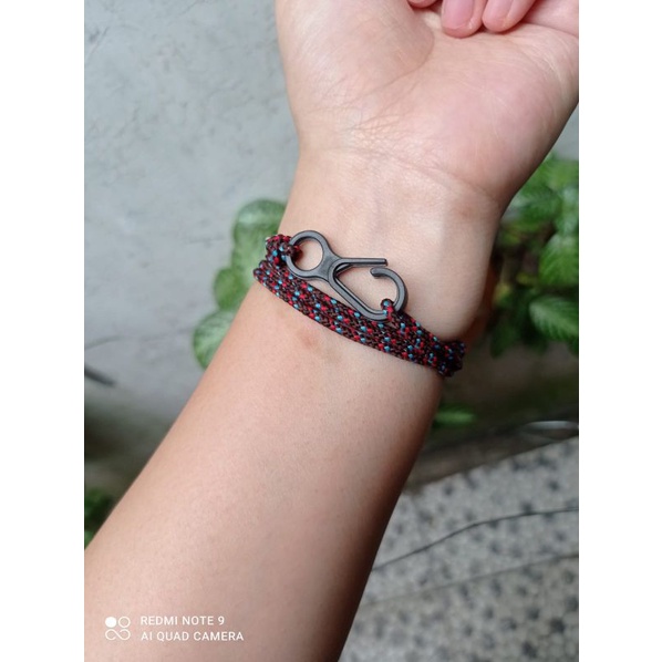 GELANG TALI PRUSIK PRIA WANITA MINI BERBAGAI WARNA LUCU