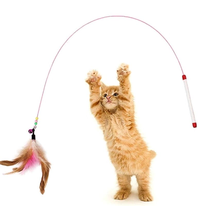 kitten wire toy / mainan kucing kawat bulu