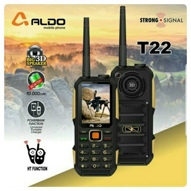 HP ALDO T22 + HT BIG SPEAKER 3D LAYAR 2.4 INCHI HP OUTDOOR