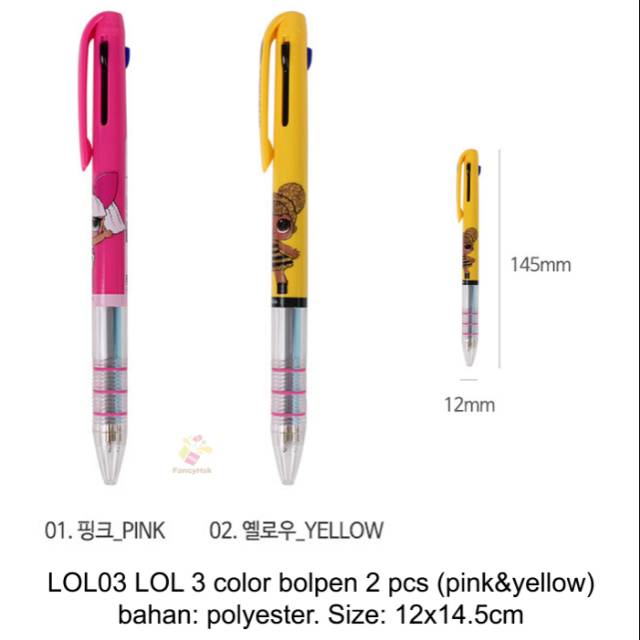 

ORI KOREA LOL Surprise Bulpen 3 Warna (dapat 2pcs) LOL03