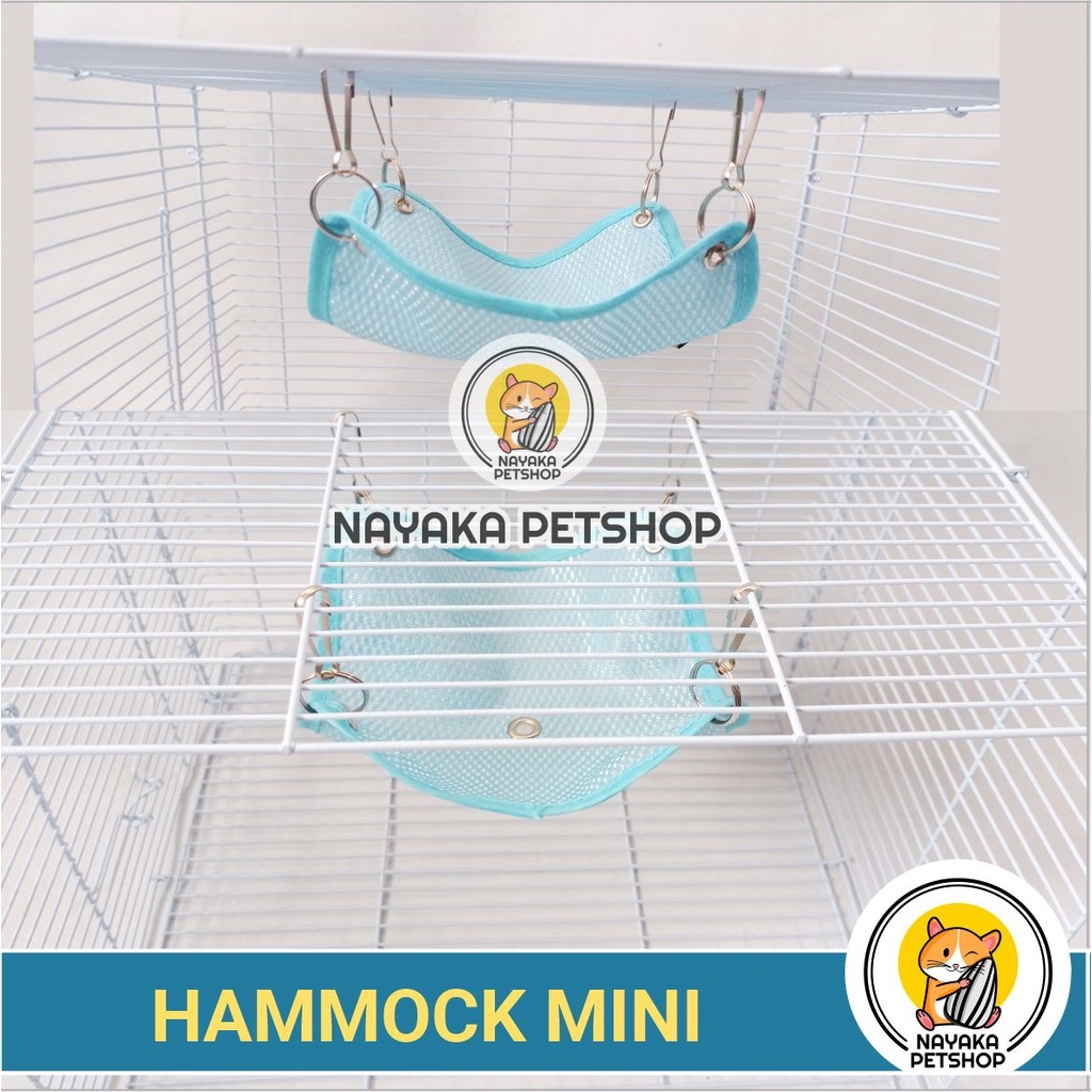 Hammock Mini Hamster Hanging Pouch Kecil Sugar Glider Tempat Tidur Gantung Tupai