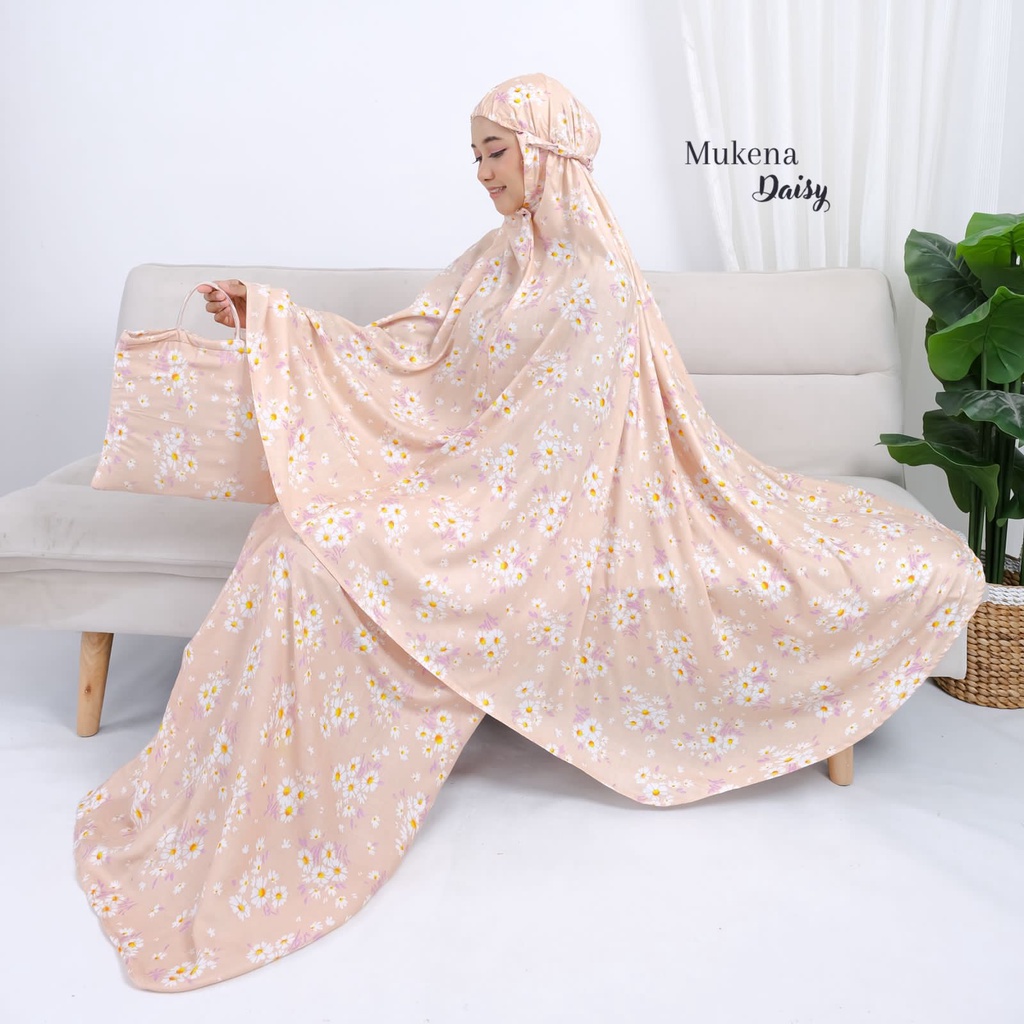 MUKENA RAYON BALI DEWASA / MUKENAH TRAVELING DEWASA HOMEMADE POLOS JUMBO MOTIF RINTIK SALWA AYESHA DAISY AMALIA - STANDAR