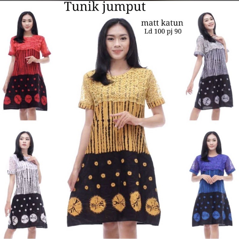 TUNIK BATIK MOTIF JUMPUTAN