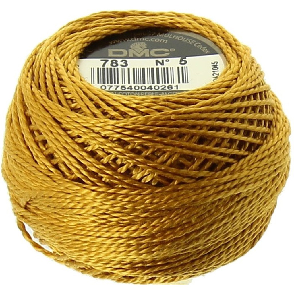 Benang Sulam DMC Art 116 Cotton Perle Pearl Ball Size 5 Kode 783