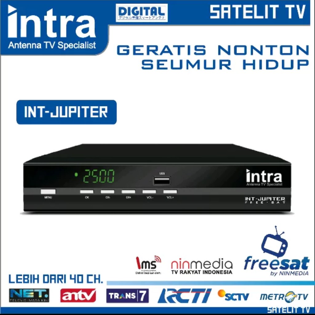 RECEIVER INTRA JUPITER / INT-JUPITER REKOMENDASI NINMEDIA