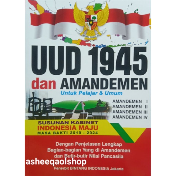 Buku UUD 1945 Dan AMANDEMEN Untuk Pelajar &amp; Umum