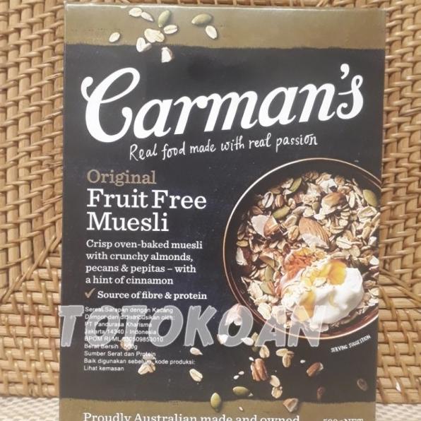 

Carman'S Carmans Original Fruit Free Muesli | Sereal 500 Gr