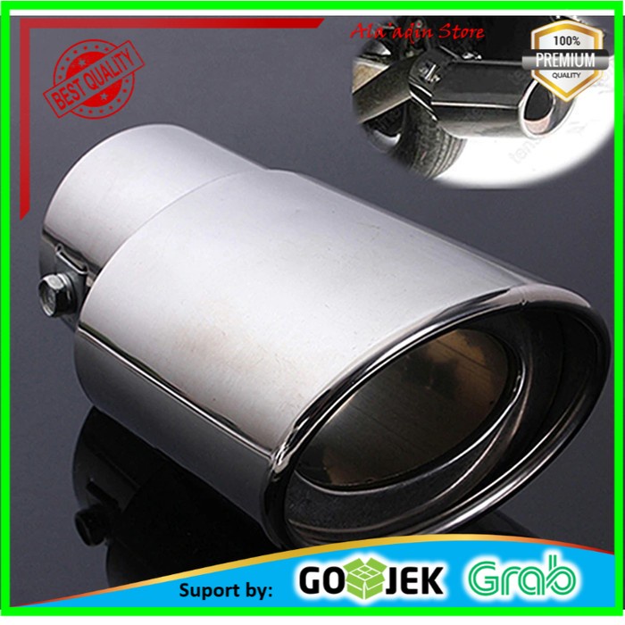 Cuci Gudang Muffler Cutter Buntut Cover Dekorasi Ujung Knalpot Mobil Universal