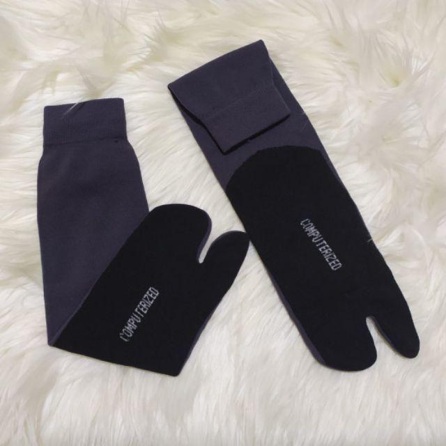 Kaos Kaki Jempol Termurah TERLARIS Kaos Kaki polos bahan polister random-Abu tua