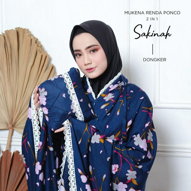 MUKENA RENDA RAYON 2 IN 1 motif BUNGA