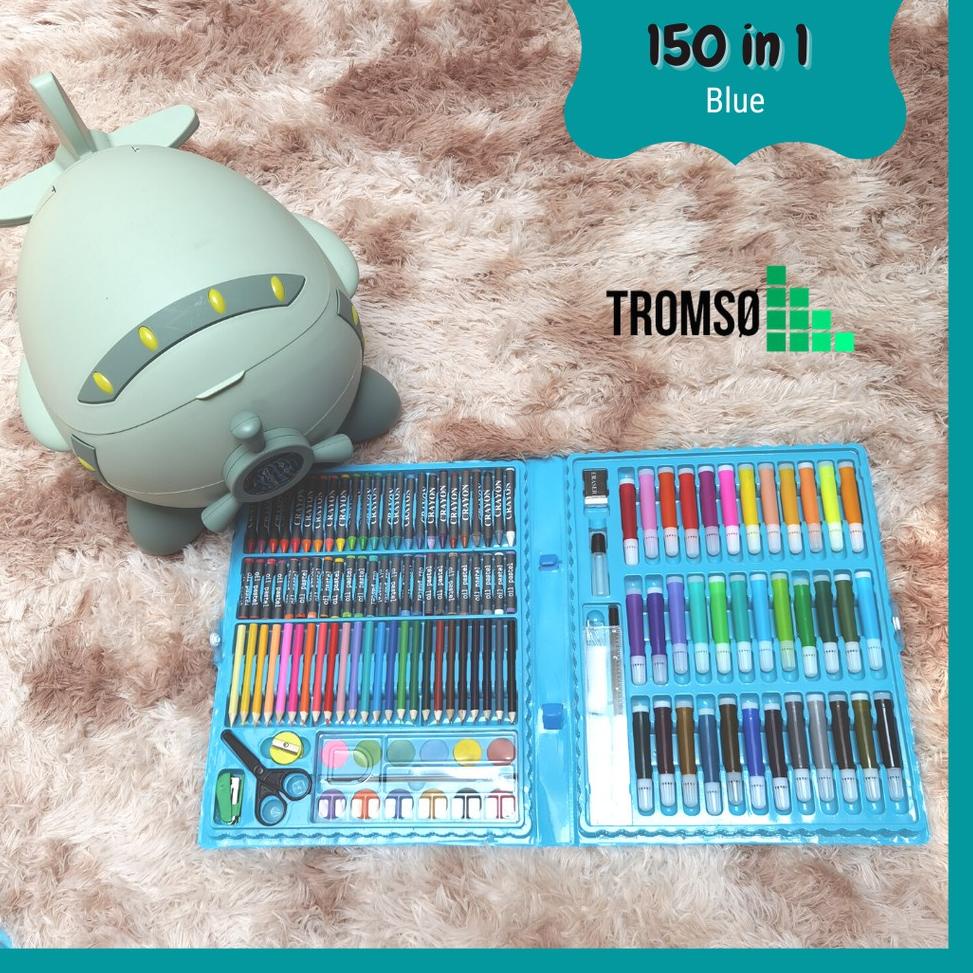 

[KODE 7I8BI] Alat Gambar & Lukis / Crayon, Spidol, Pensil Warna, Cat Set (Pilihan: 150 in 1 / 208 in 1) Lengkap