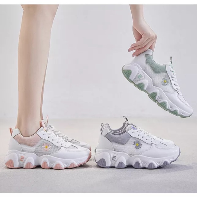 TOKODISNA - SEPATU SNEAKERS KOREA WANITA BORDIR DIANA 99