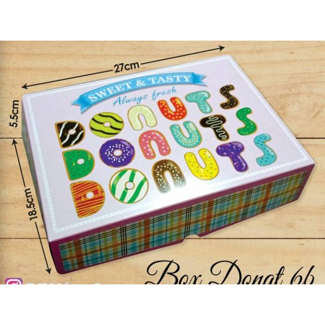 

Box donat / dus donat / kotak donat / packaging donut