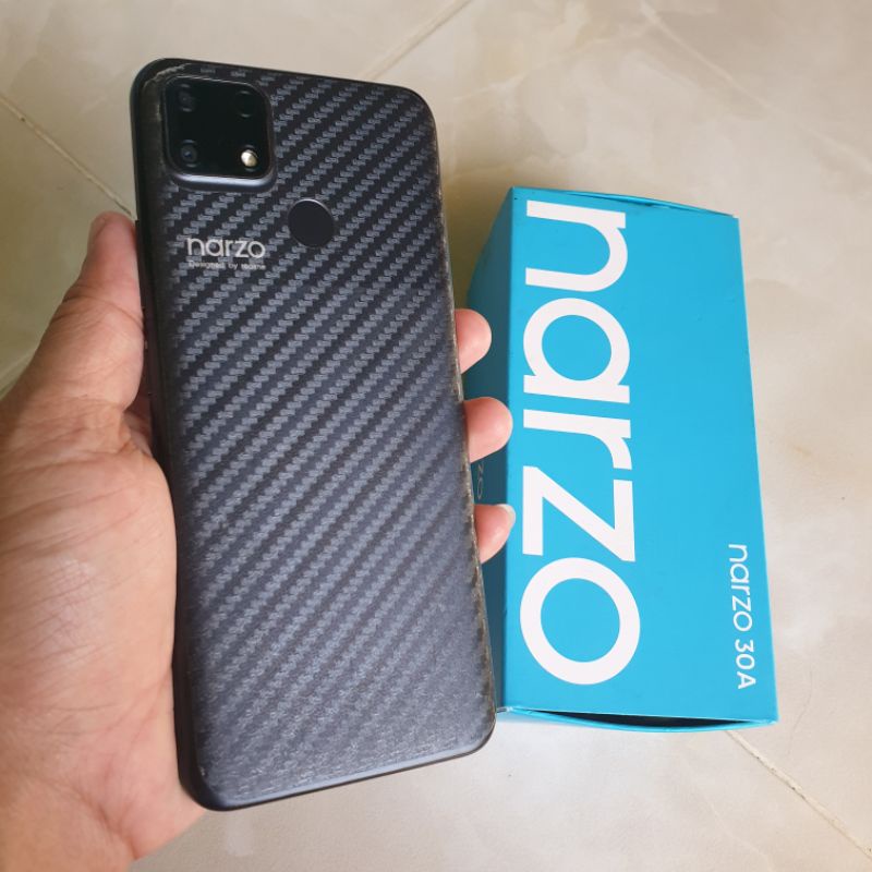 Realme Narzo 30A 4/64 Ram 4gb Rom 64gb second berkualitas