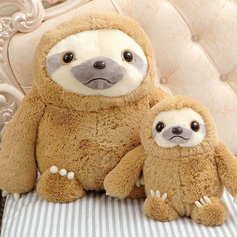 Baru Raksasa Lucu Sloth Boneka Boneka Hewan Plush Lembut Mainan Bantal Cushion Mainan Hadiah