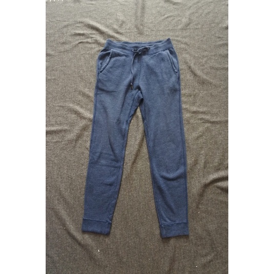 Celana Jogger Sweetpants Training Uniqlo Navy Second