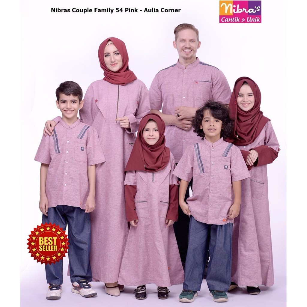 Gamis Couple Keluarga Nibras - Gambar Islami
