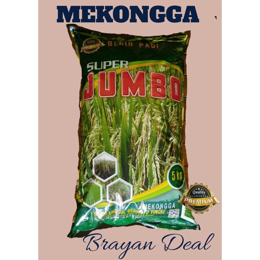 MEKONGGA BENIH PADI UNGGUL SUPER JUMBO BERSERTIFIKAT