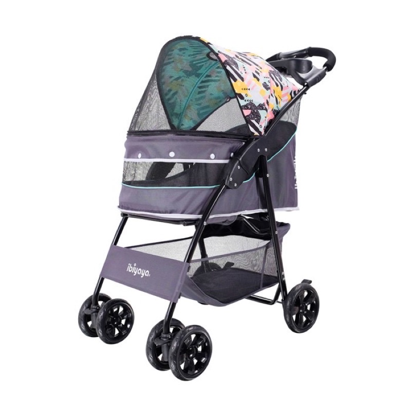 PET STROLLER IBIYAYA CLOUD 9 GREEN/ STROLLER ANJING & KUCING