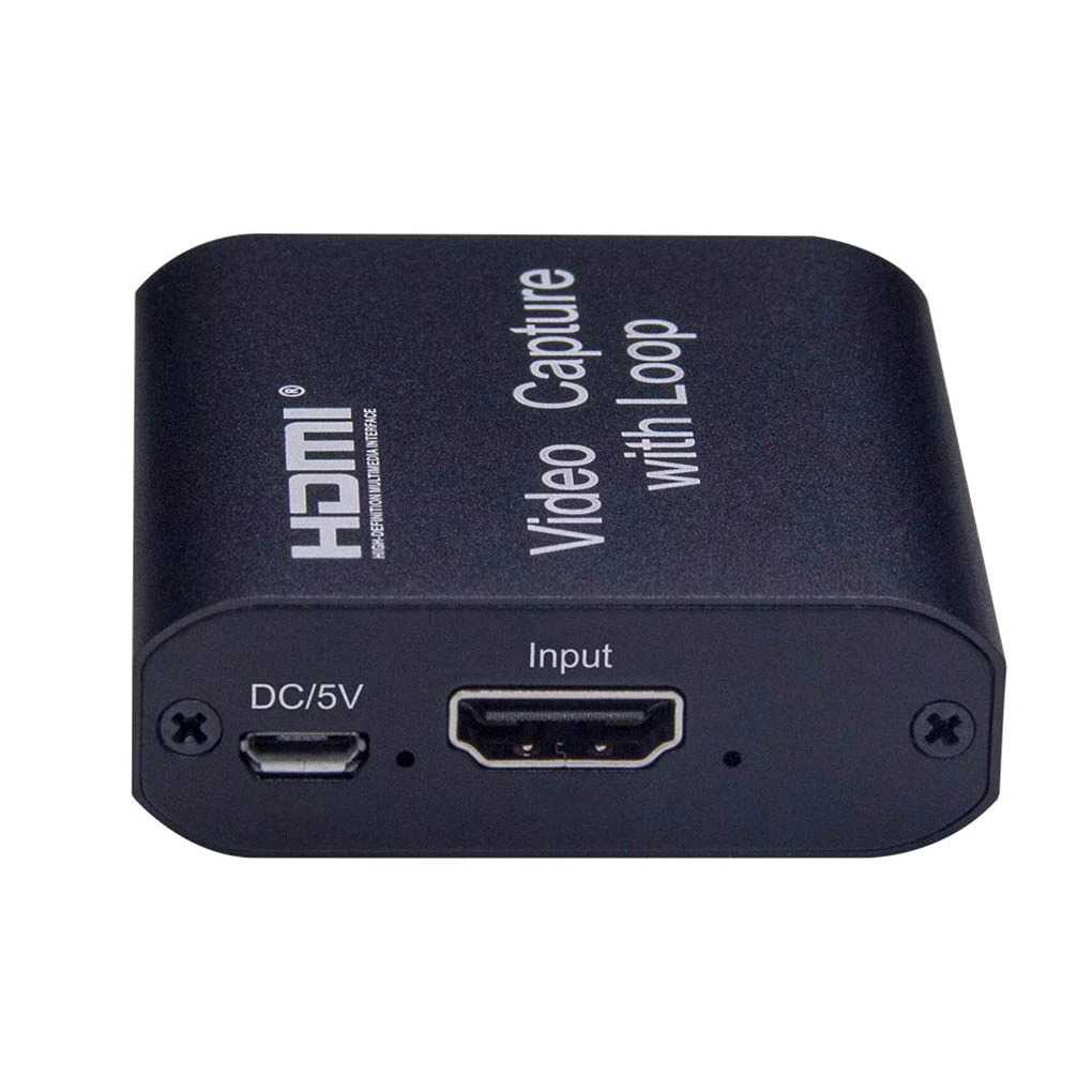 (1005 BARANG ORI) ALLOYSEED HDMI Video Capture Card Adapter Record Box USB2.0 4K RU901