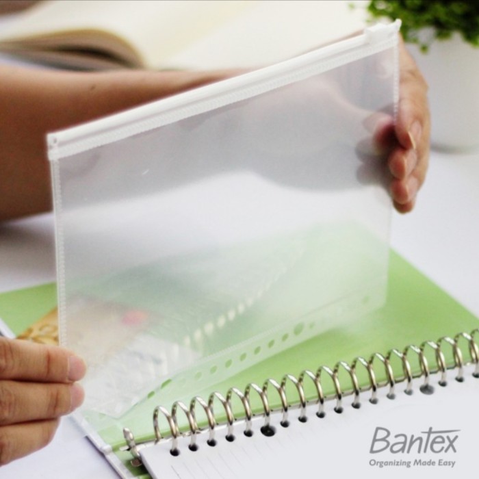 

zipper pocket a5 Bantex with 20 holes
