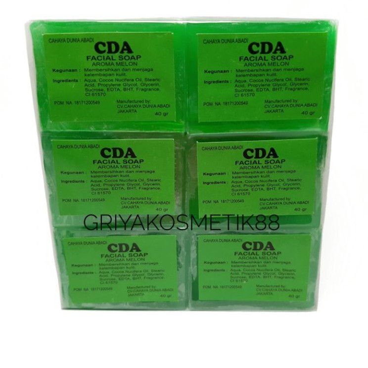 SABUN CDA AROMA MELON BPOM HARGA 1 LUSIN