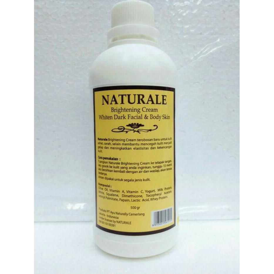 NATURALE Brightening Cream 500 gr GIRLSNEDD77