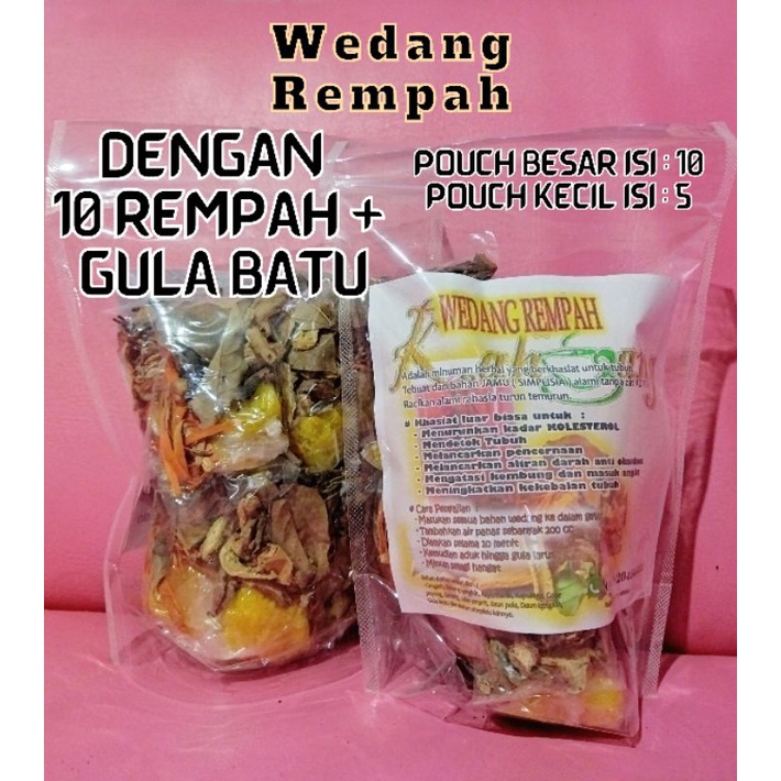 

Wedang Rempah | dengan 10 rempah + gula batu